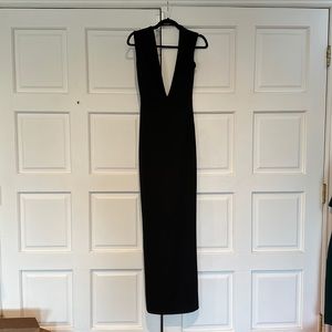 Solace London maxi dress UK 4 US 2 Black